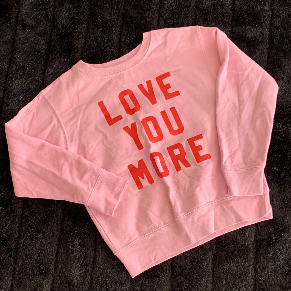 Rabbit Skins Pink Fleece Sweatshirt